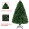 Costway 4ft. Pre-Lit Fiber Optic Artificial Christmas Tree, Multicolor LED Lights